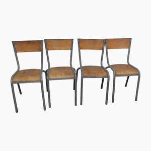 Stapelbare Stühle von Mullca, 1960er, 4 . Set