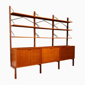 Royal System Wall Shelf in Teak by Poul Cadovius for Cado, 1960s
