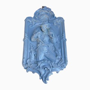 Neo-Baroque Central Tile for the Stove