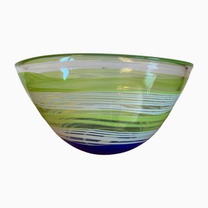 Large Vilnius Glass Studio Bowl, Lithuania, 1990s