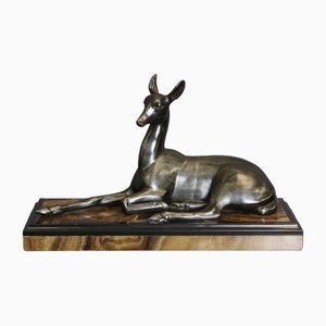 Irénée Rochard, Art Deco Antilope, 1920er, Babbitt