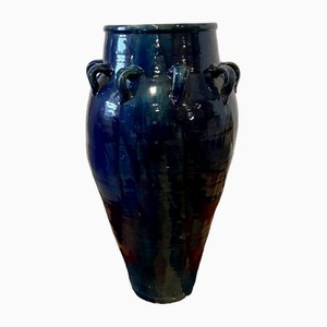 Mid-Century Turkish Pitcher Vase with Handles