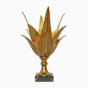 Tischlampe aus der Aloes Serie von Maison Charles, Frankreich, 1960er