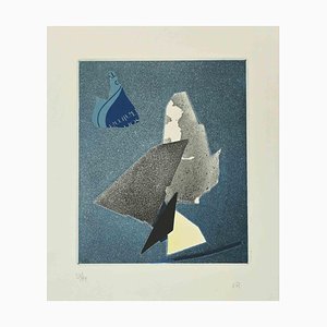 Hans Richter, Composición abstracta, Grabado, años 70