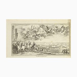 Nicholas Cochin, Die Schlacht von Fontenoy, Radierung, 1755
