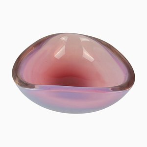 Murano Sommerso Glass Bowl by Flavio Poli for Seguso, Italy, 1960