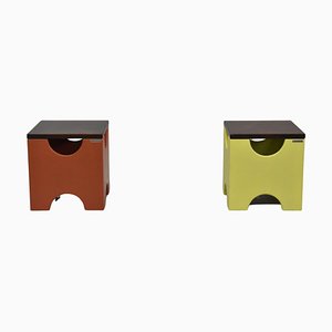 Model T29 Dado Stools attributed to Ettore Sottsass for Poltronova, 1960s, Set of 2