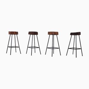 Tabourets de Bar Vintage, 1960s, Set de 4