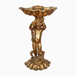 Antique Planter in Gilded and Carved Wood
