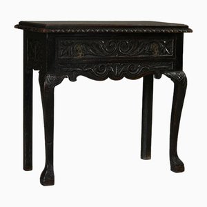 Antique Continental Oak Side Table, 1800s