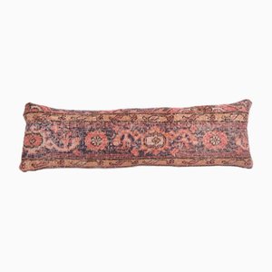 Funda de alfombra Oushak de lana bohemia turca larga
