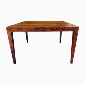 Danish Coffee Table in Rosewood by Severin Hansen for Haslev Møbelsnedkeri, 1950s