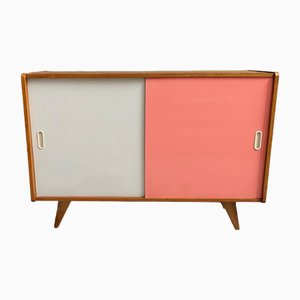 Pink and White Sideboard by Jiří Jiroutek for Interier Praha, 1960s