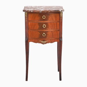 Commode de Style Rococo avec Dessus en Marbre