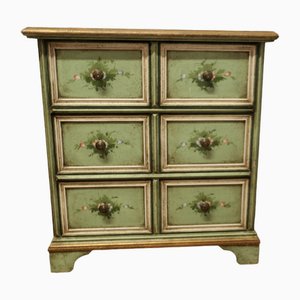 Antique Shabby Painted Chest of Drawers, 1890s