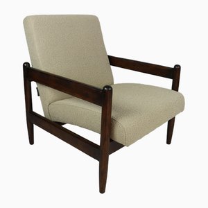 GFM-142 Armchair in Beige Boucle attributed to Edmund Homa, 1970s