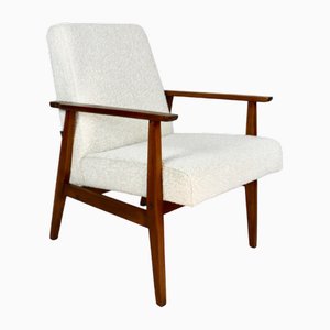 Easy Chair Ivoire Bouclé, 1970s