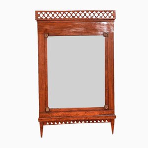 Antique Mirror in Wooden Frame, 1800s