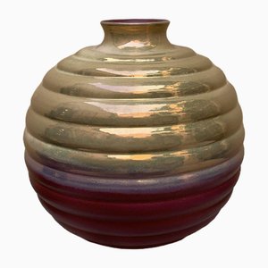 Spring 2023 Great Luster and Purple Vase by Ceramiche Lega