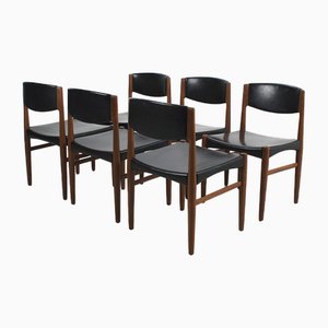 Vintage Dining Chairs by Grete Jalk, Set of 6