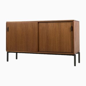 Credenza con ante scorrevoli in teak