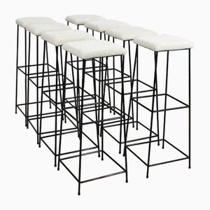 Grands Tabourets de Bar Vintage, Set de 8