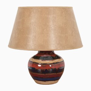Lámpara de mesa alemana de cerámica