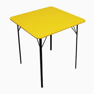 Vintage Yellow Dining Table