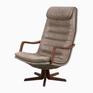 Fauteuil Vintage en Cuir, 1970s