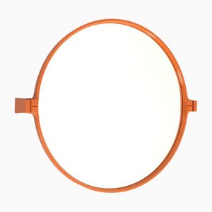 Spiegel aus orangem Kunststoff von Allibert