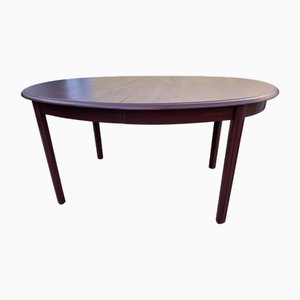 Mid-Century Danish Dining Table in Mahogany with Two Leafs in the style of Johannes Andersen, 1950s