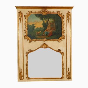 Louis XV Style Trumeau Mirror, 1890s