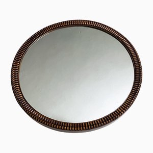 Vintage Round Mirror, 1950s