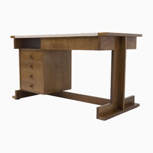 Bureau Vintage en Bois, Italie, 1950