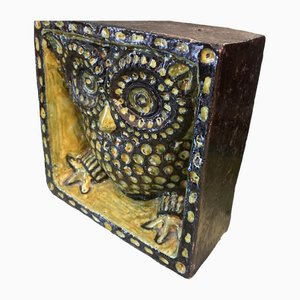 Cubic Owl Sculpture, 1980s