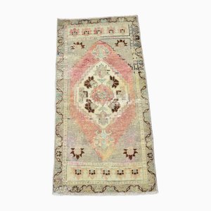 Small Antique Traditional Hand Knotted Rug