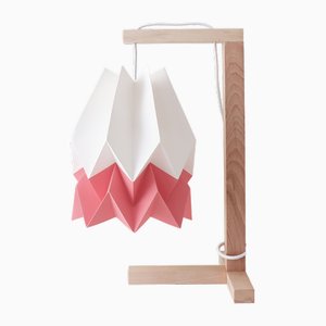 Lampe de Bureau Blanc Polaire avec Bande Dry Berry par Orikomi