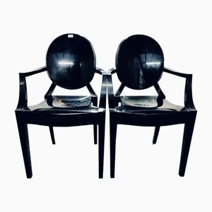 Ghost Sessel von Philippe Starck für Kartell, 1971, 2er Set