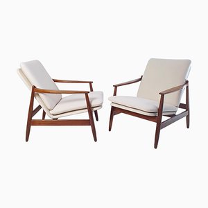 Mid-Century Italian Lounge Chairs by Pizzetti, 1960s, Set of 2