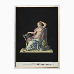 Ferdinando Campana, Roman Fresco, Etching, 1770s