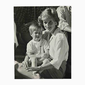 Unknown, Lady Diana and Prince Harry, Vintage Photograph, 1960s