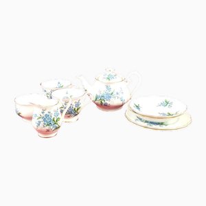 Forget Me Not Tea Set from Royal Albert, 1960s, Set of 9