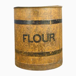Large Industrial Bakery Flour Bin, 1920s