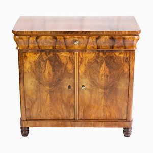 Demi-Armoire Biedermeier en Noyer, 19ème Siècle