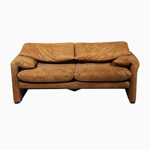 Canapé Maralunga Vintage par Vico Magistretti pour Cassina, 1973
