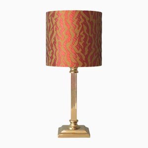 Large Hollywood Regency Style Column Table Lamp from Herda, Netherlands, 1970s