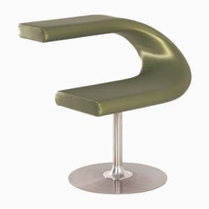 Innovation C Chair in Green Satin Fabric by Fredrik Mattson for Blå Station, 2000s