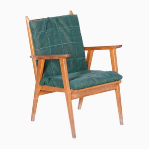 Fauteuil en Chêne attribué à Jan Vanek, Tchéquie, 1950s