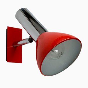 Mid-Century German Space Age Wall Lamp from Hustadt Leuchten, 1960s