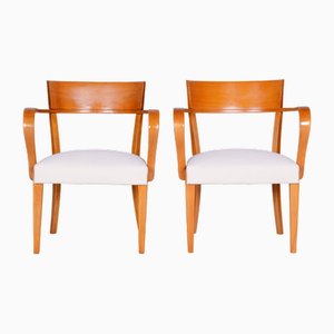 Set of Art Deco Beech Armchairs by Jindrich Halabala for Up Zavody, 1930s